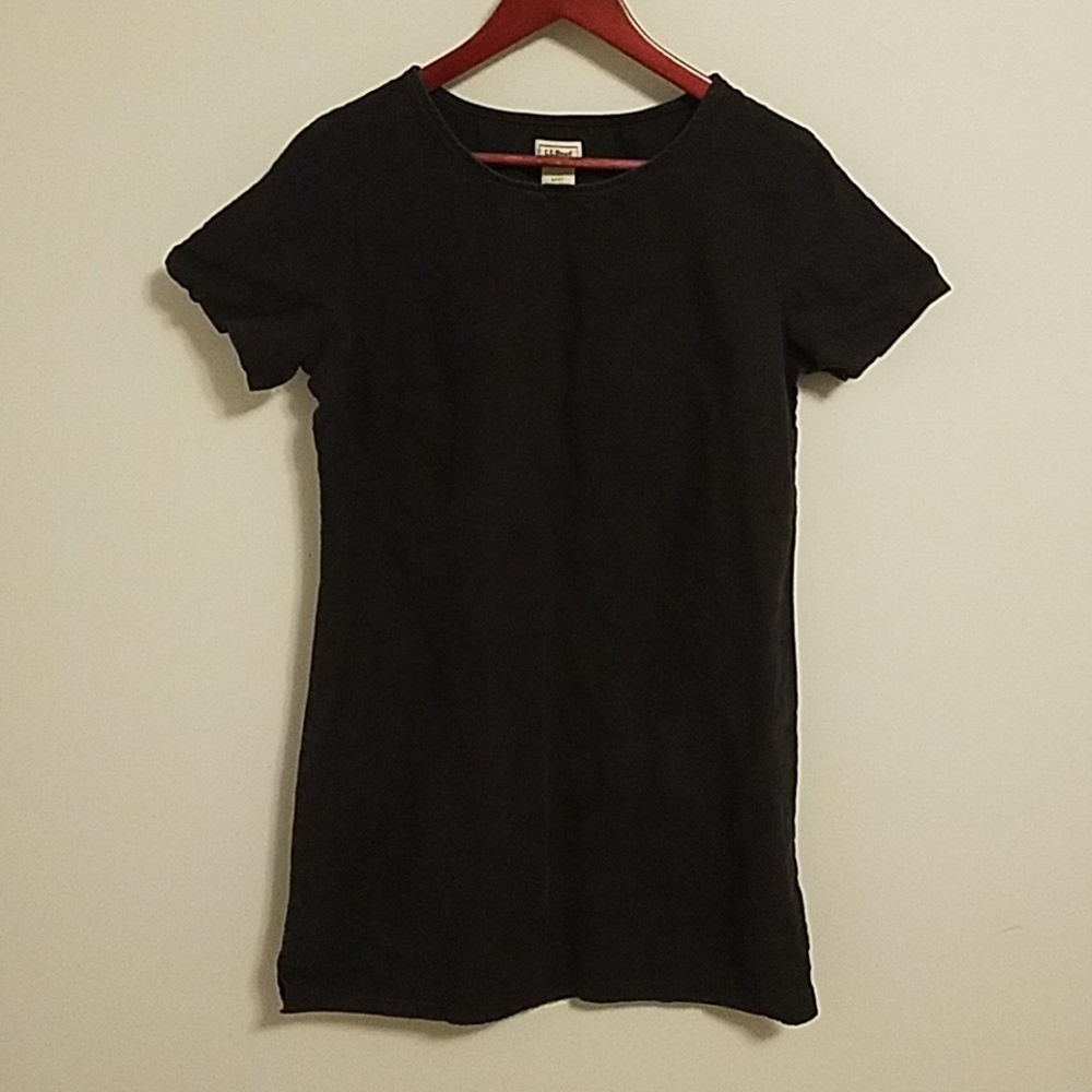 LL Bean Black shift dress